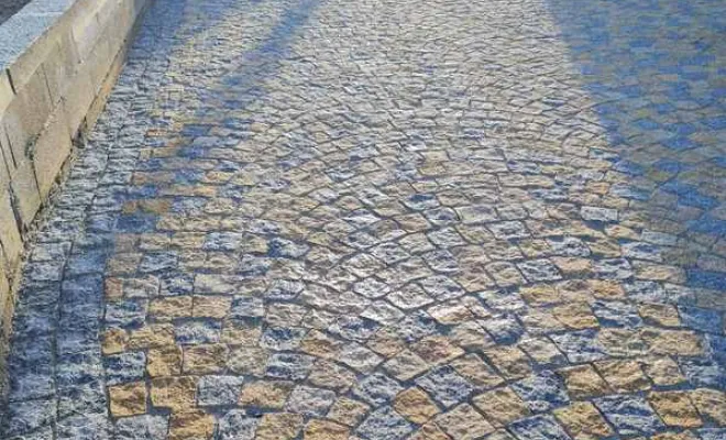 Création d'allée en pavés, Grasse, Dos Reis Construction