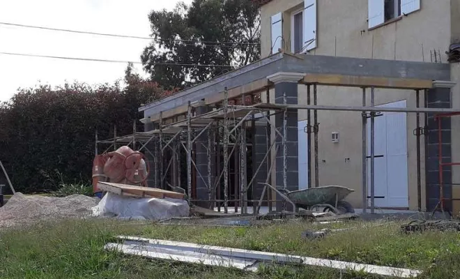 Création de terrasse couverte, Grasse, Dos Reis Construction