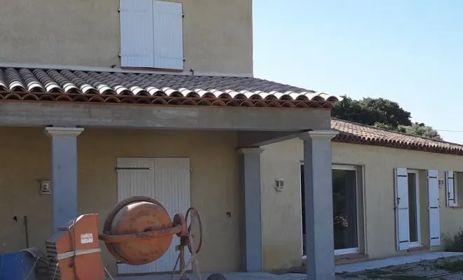 Création de terrasse couverte, Grasse, Dos Reis Construction