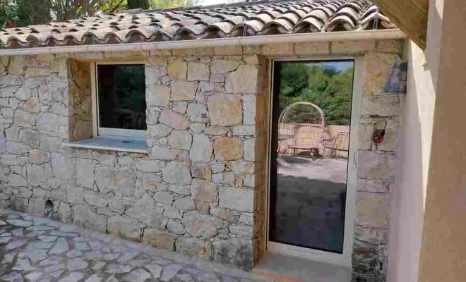 Pool house, Grasse, Dos Reis Construction